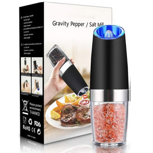 Electric Pepper Mill Stainless Steel Set