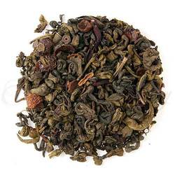 LUXURY FLAVORED GREEN TEA: POMEGRANATE HIBISCUS